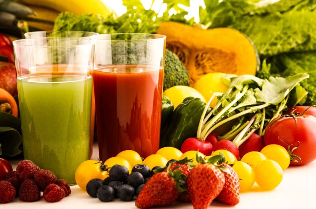 sucos de frutas e vegetais para perda de peso