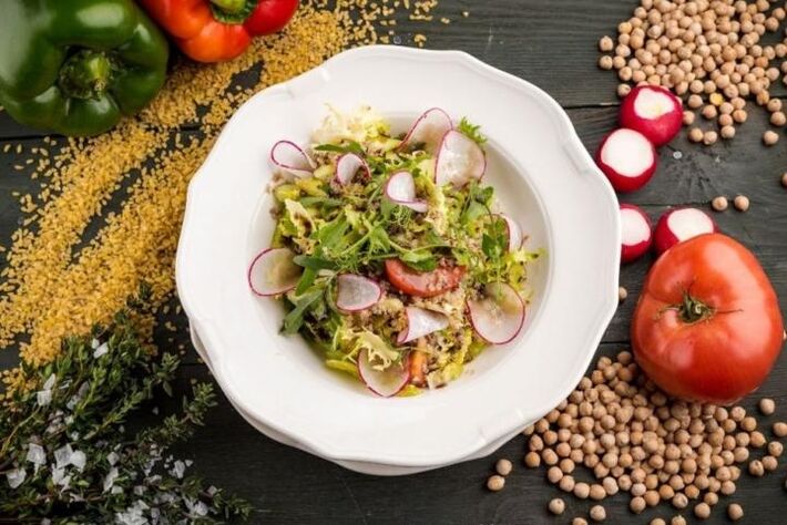 Salada saudável